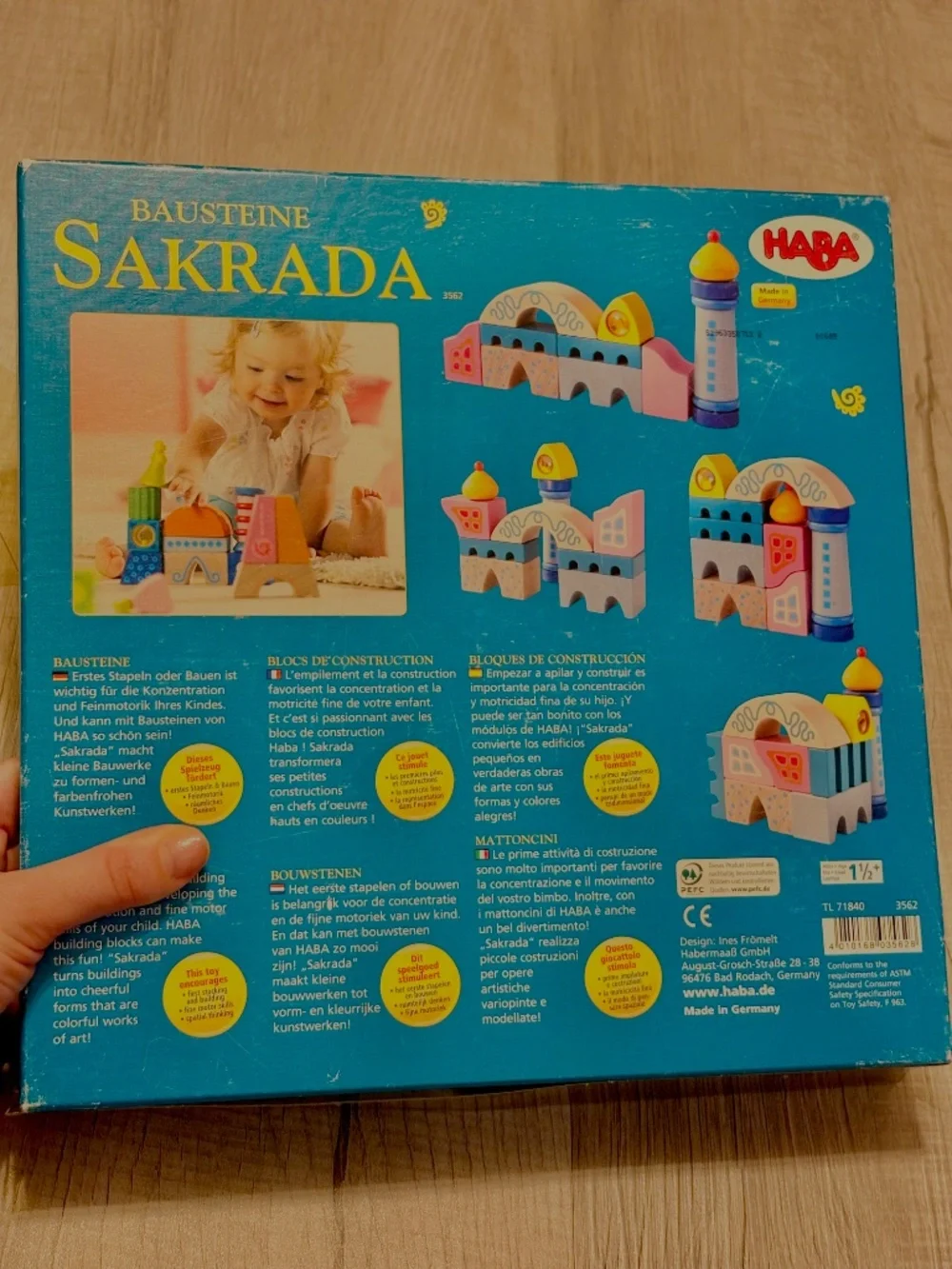 HABA Bausteine Sakrada Fantasy Princess Wooden Building Blocks Kids Toy Germany